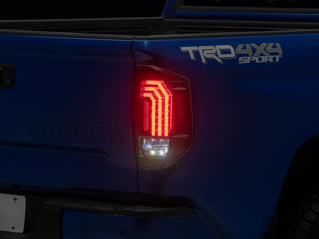 Morimoto Tundra XB LED Tail Lights; Black Housing; Clear Lens