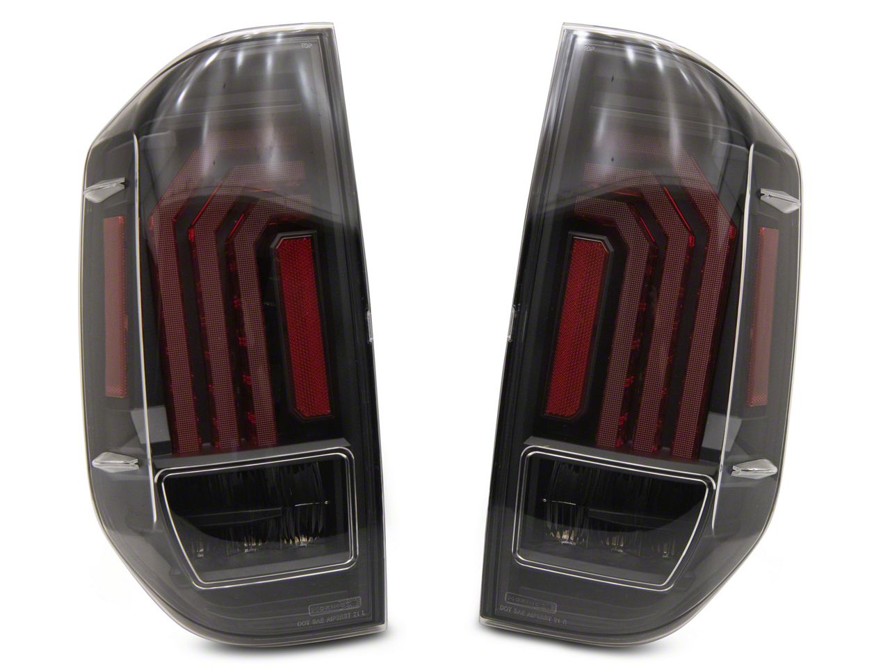 Morimoto Tundra XB LED Tail Lights; Black Housing; Clear Lens