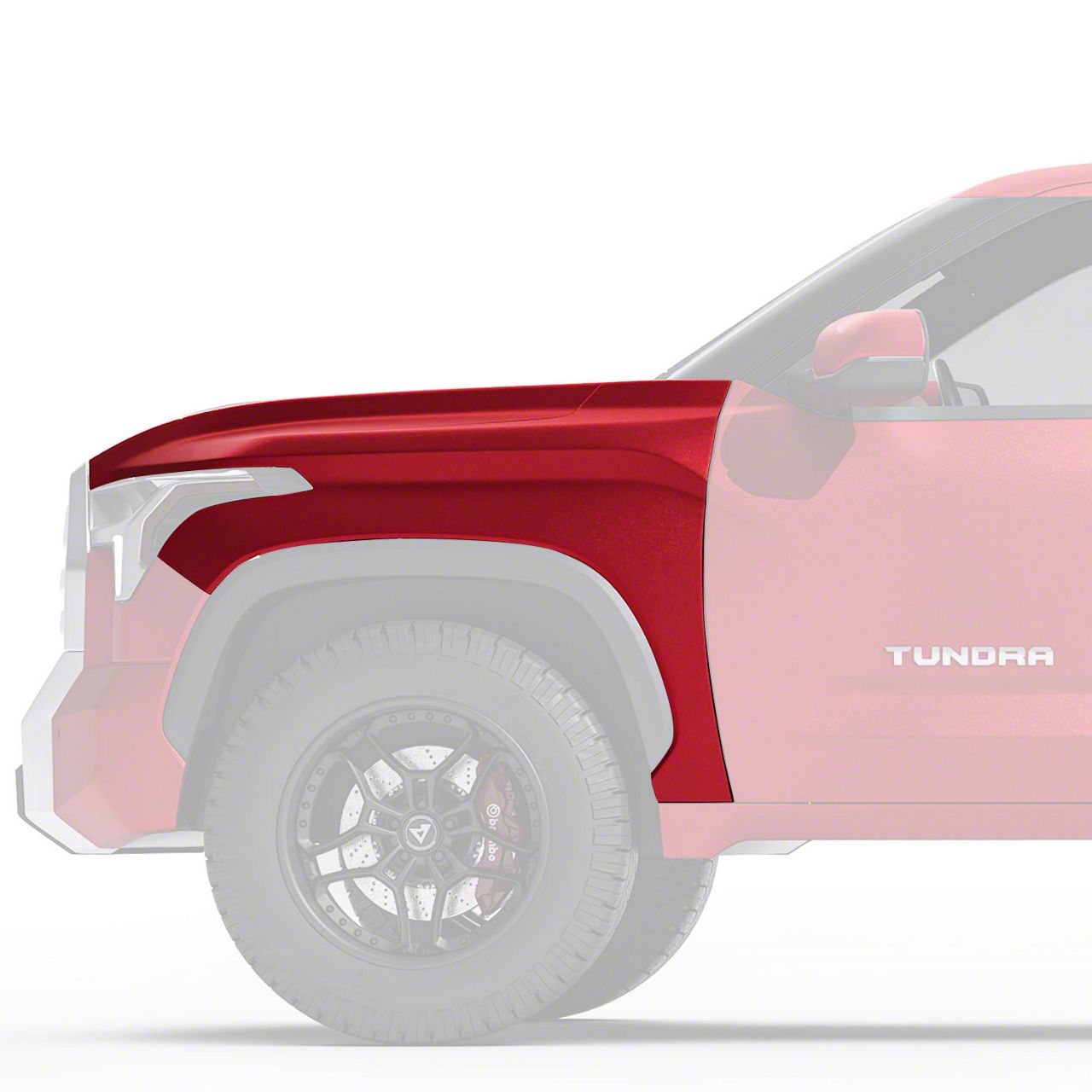Tundra Replacement Front Fender; Driver Side (22-26 Tundra) - Free