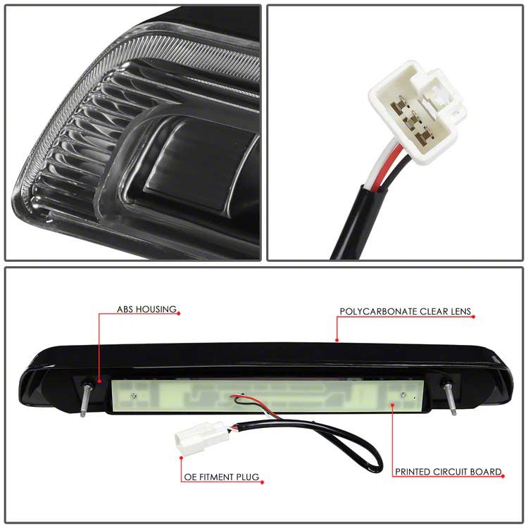 Tundra LED Third Brake Light; Black (07-21 Tundra) - Free Shipping