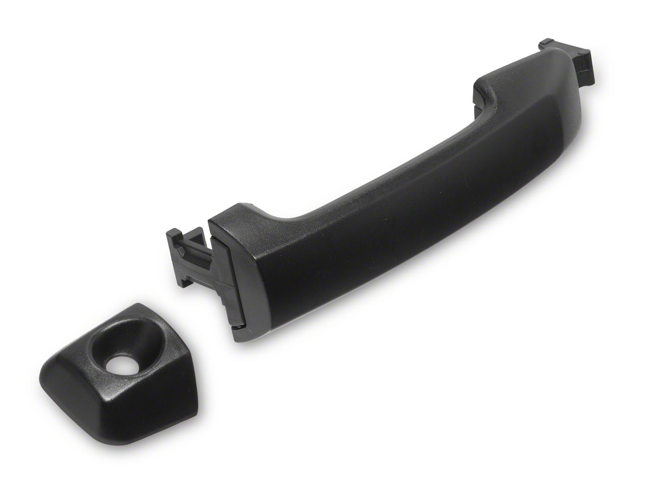 OPR Tundra Exterior Door Handle; Front Driver Side; Textured Black