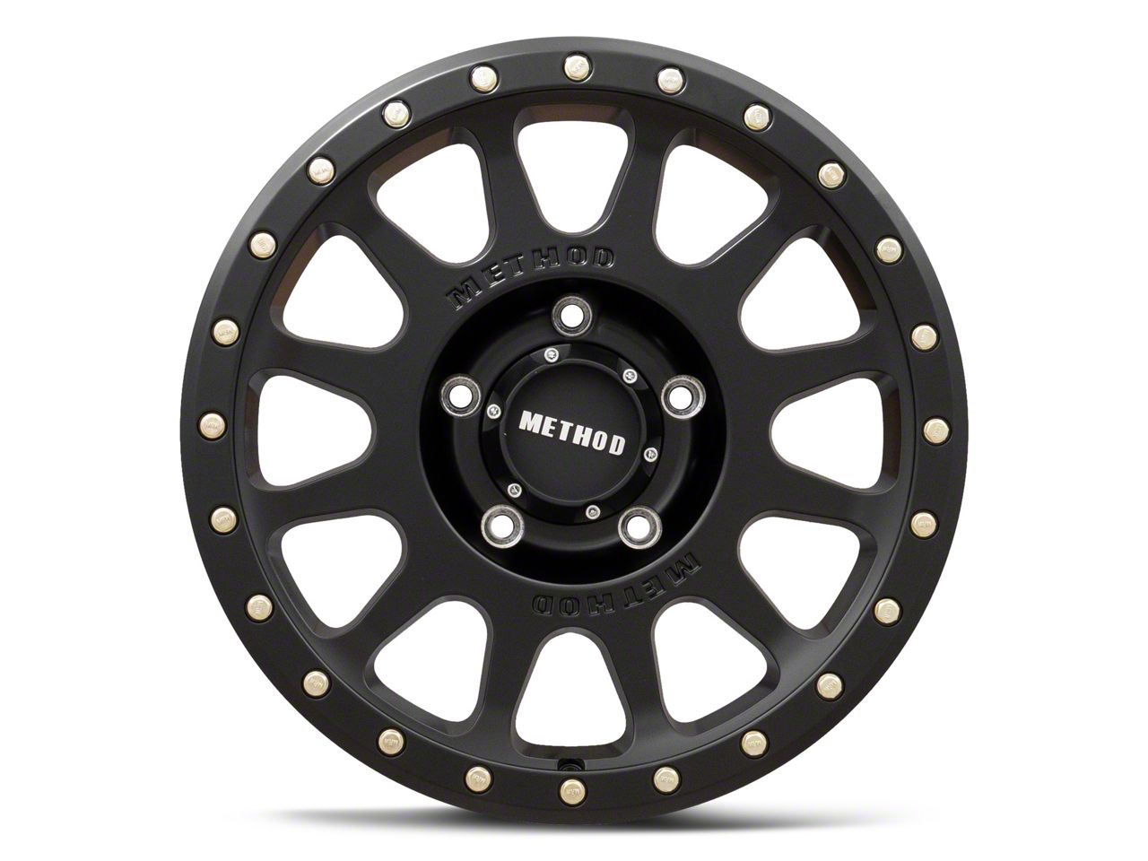 Method Race Wheels Tundra MR305 NV Matte Black 5-Lug Wheel; 18x9