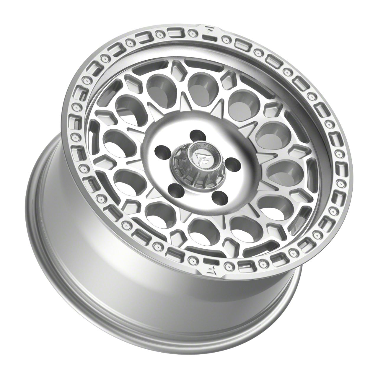 Fittipaldi Offroad Tundra FT101 Gloss Silver with Machined Face