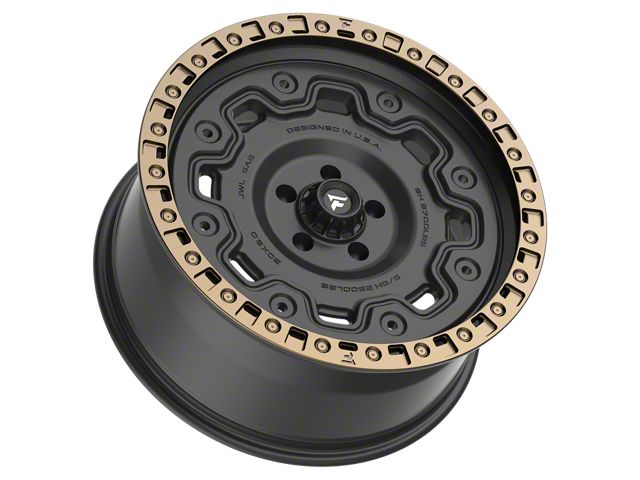 Fittipaldi Offroad Tundra FT100 Satin Black with Bronze Ring Fittipaldi Offroad Tundra FT100 Satin Black with Bronze Ring