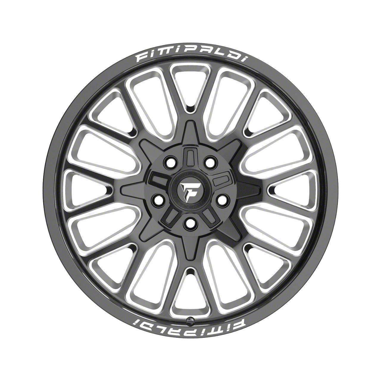 Fittipaldi Offroad Tundra FA18 Gloss Black Milled 5-Lug Wheel