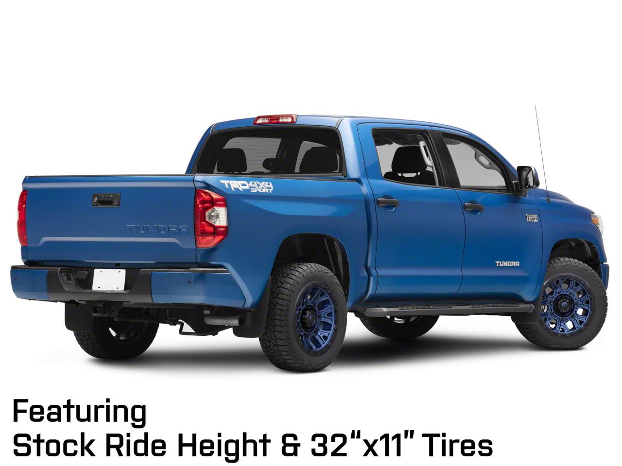 Fuel Wheels Tundra Stroke Gloss Black with Blue Tinted Clear 5-Lug