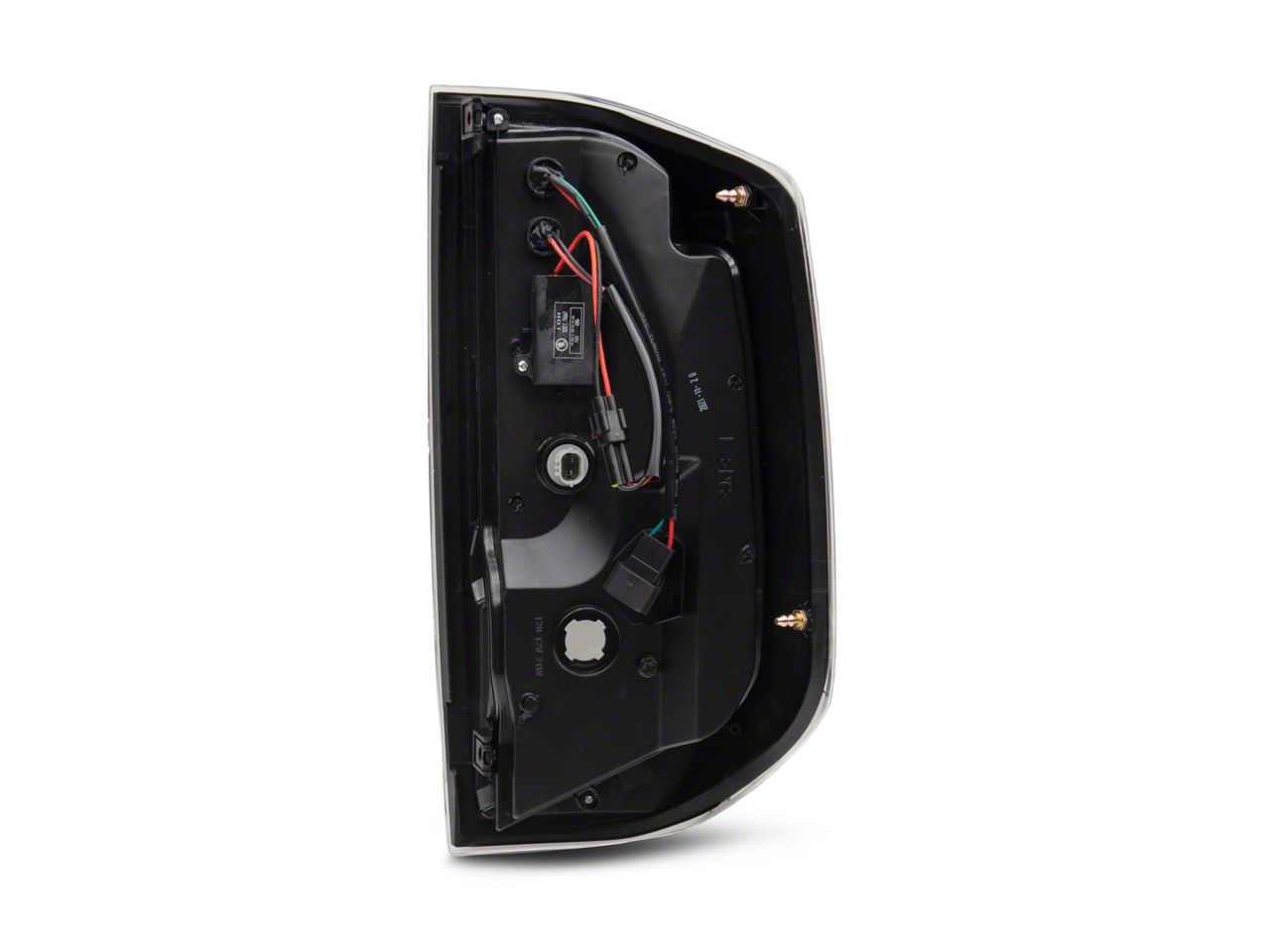 Tundra LED Tail Lights; Gloss Black Housing; Clear Lens (14