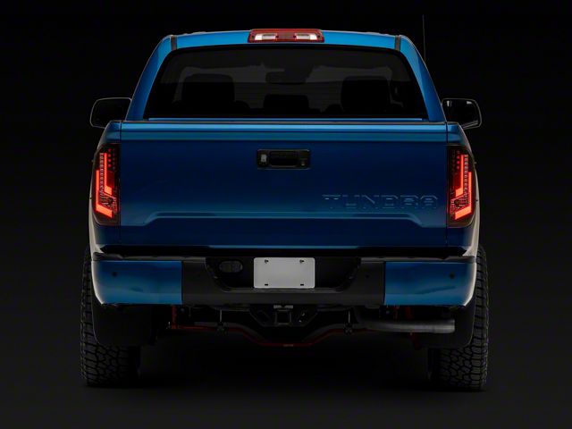 Tundra LED Tail Lights; Gloss Black Housing; Clear Lens (14 Tundra LED Tail Lights; Gloss Black Housing; Clear Lens (14