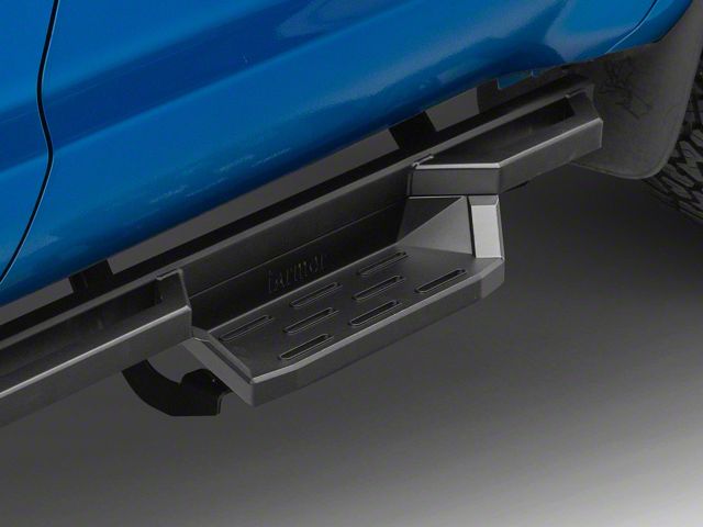 Tundra Square Tube Drop Style Nerf Side Step Bars; Matte Tundra Square Tube Drop Style Nerf Side Step Bars; Matte