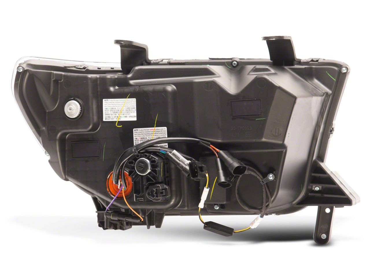 Morimoto Tundra XB LED Projector Headlights; Black Housing; Clear