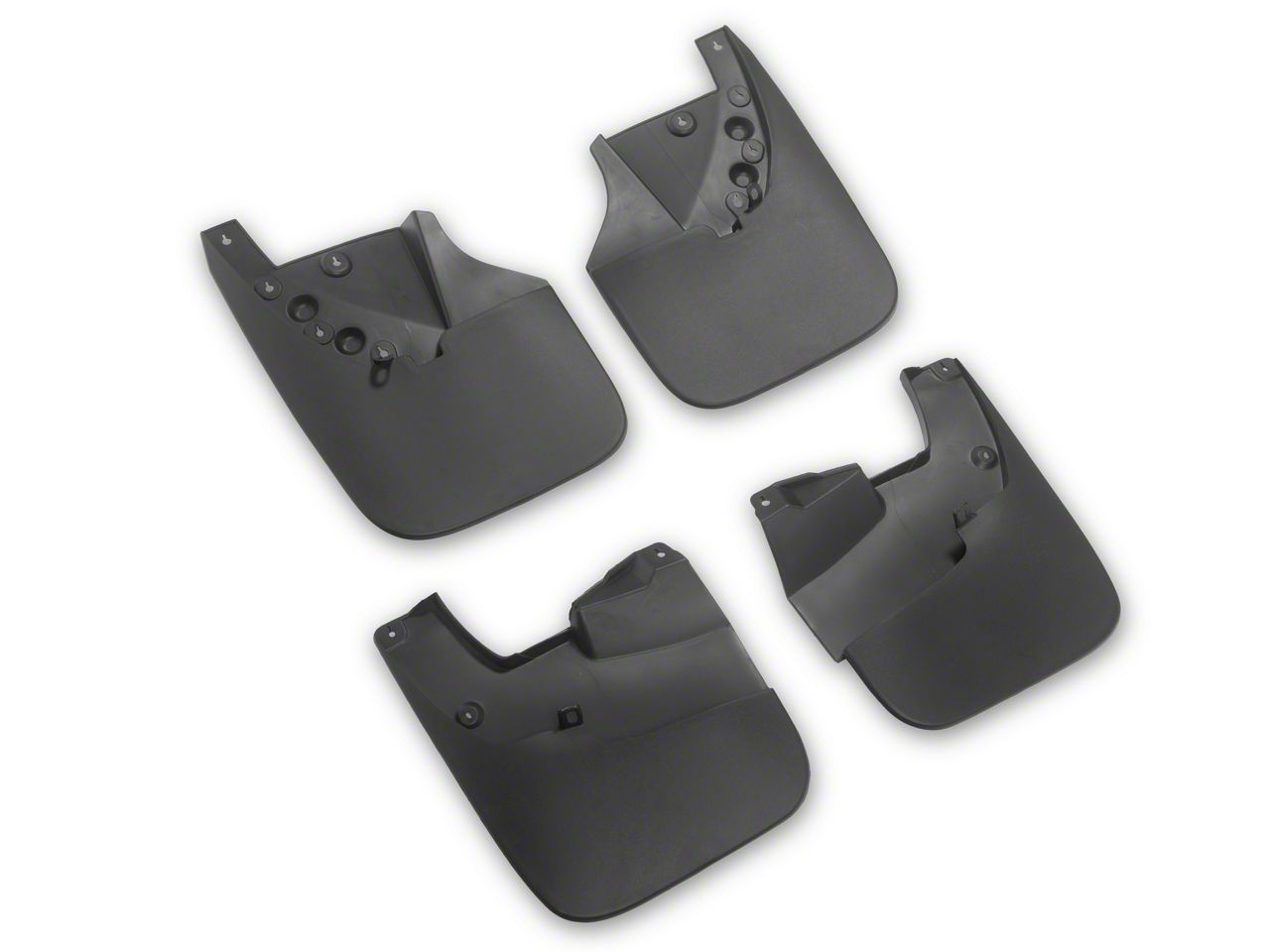 RedRock Tundra Molded Mud Guards; Front and Rear TU56786 (07-21
