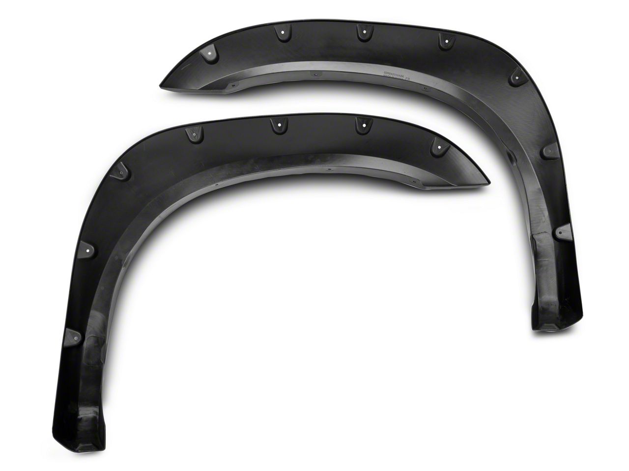 Tundra Fender Flares; Pocket Style; Textured Black (07-13
