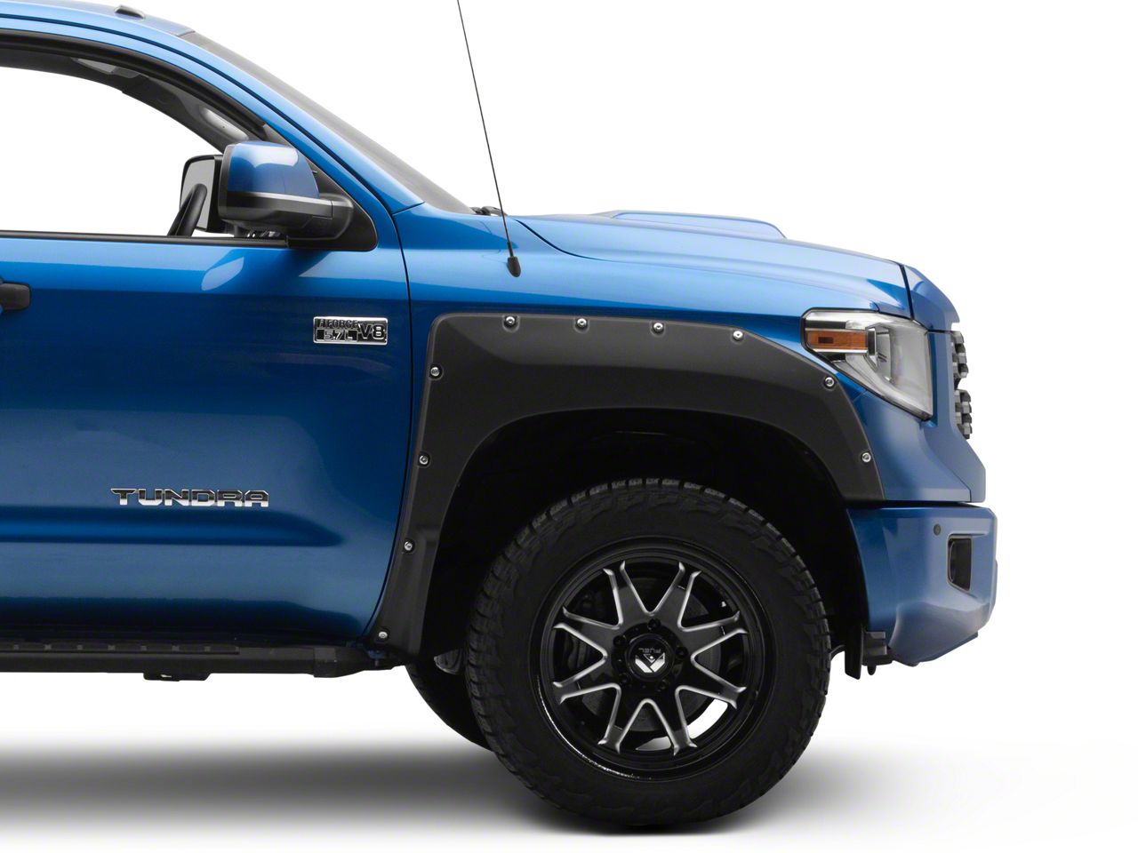 PSI Pocket Style Fender Flares For Toyota Tundra 2014-2021 - Textured Black, Bolt-On