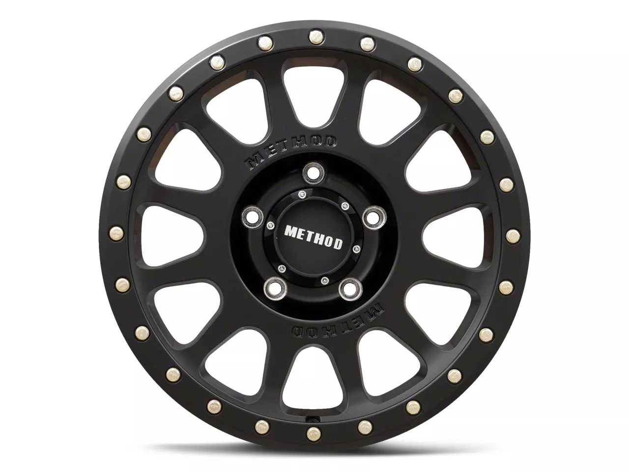 Method Race Wheels Tundra MR305 NV Matte Black 5-Lug Wheel; 18x9