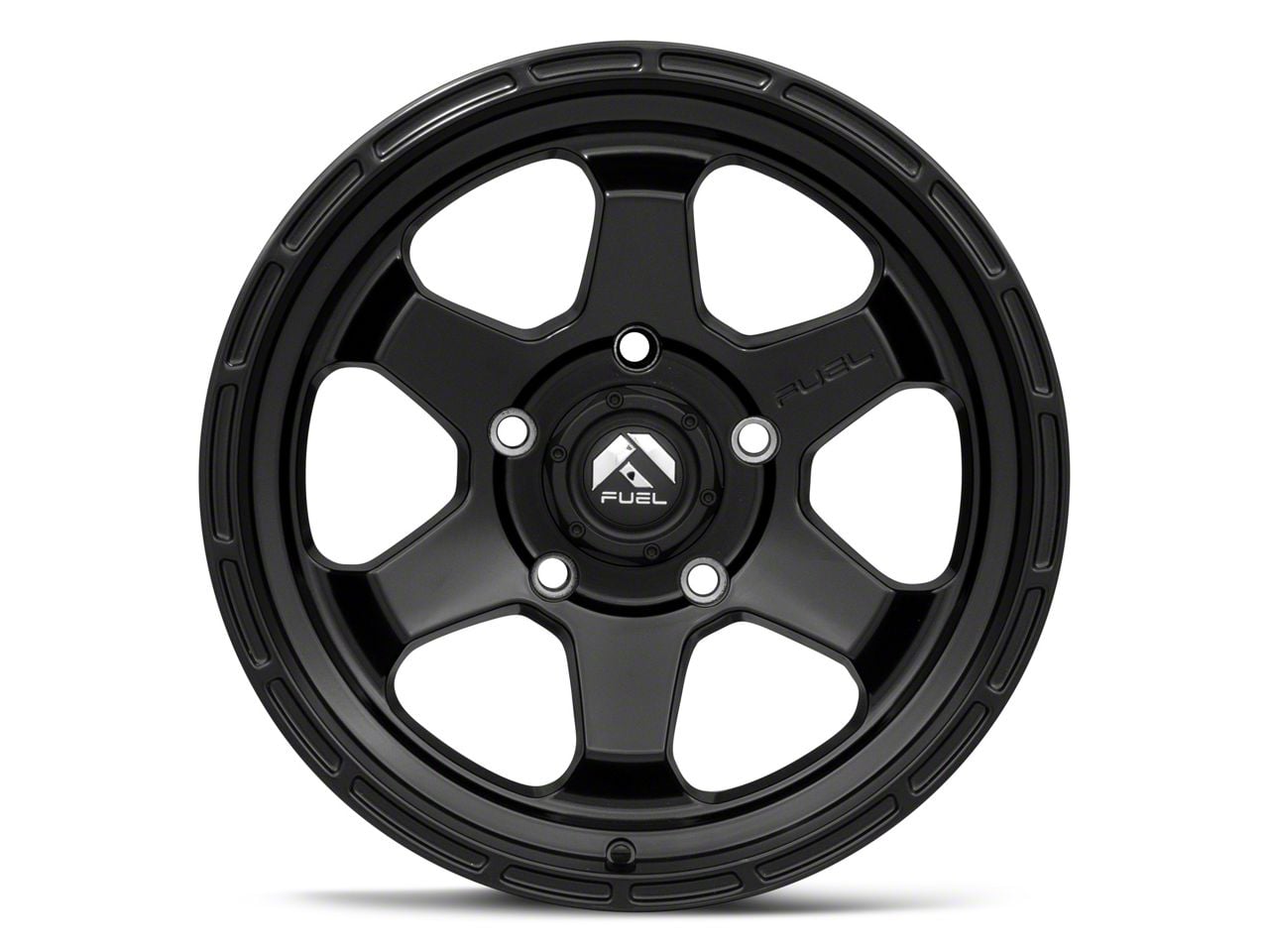 Fuel Wheels Tundra Shok Matte Black 5-Lug Wheel; 18x9; 1mm Offset