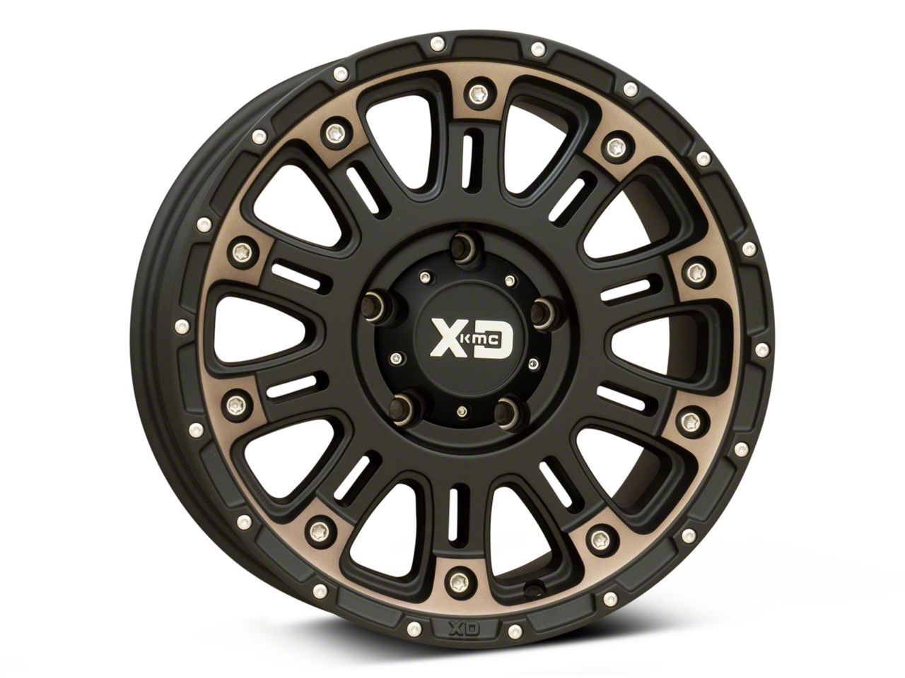 XD Tundra Hoss II Satin Black Machined with Dark Tint 5-Lug Wheel