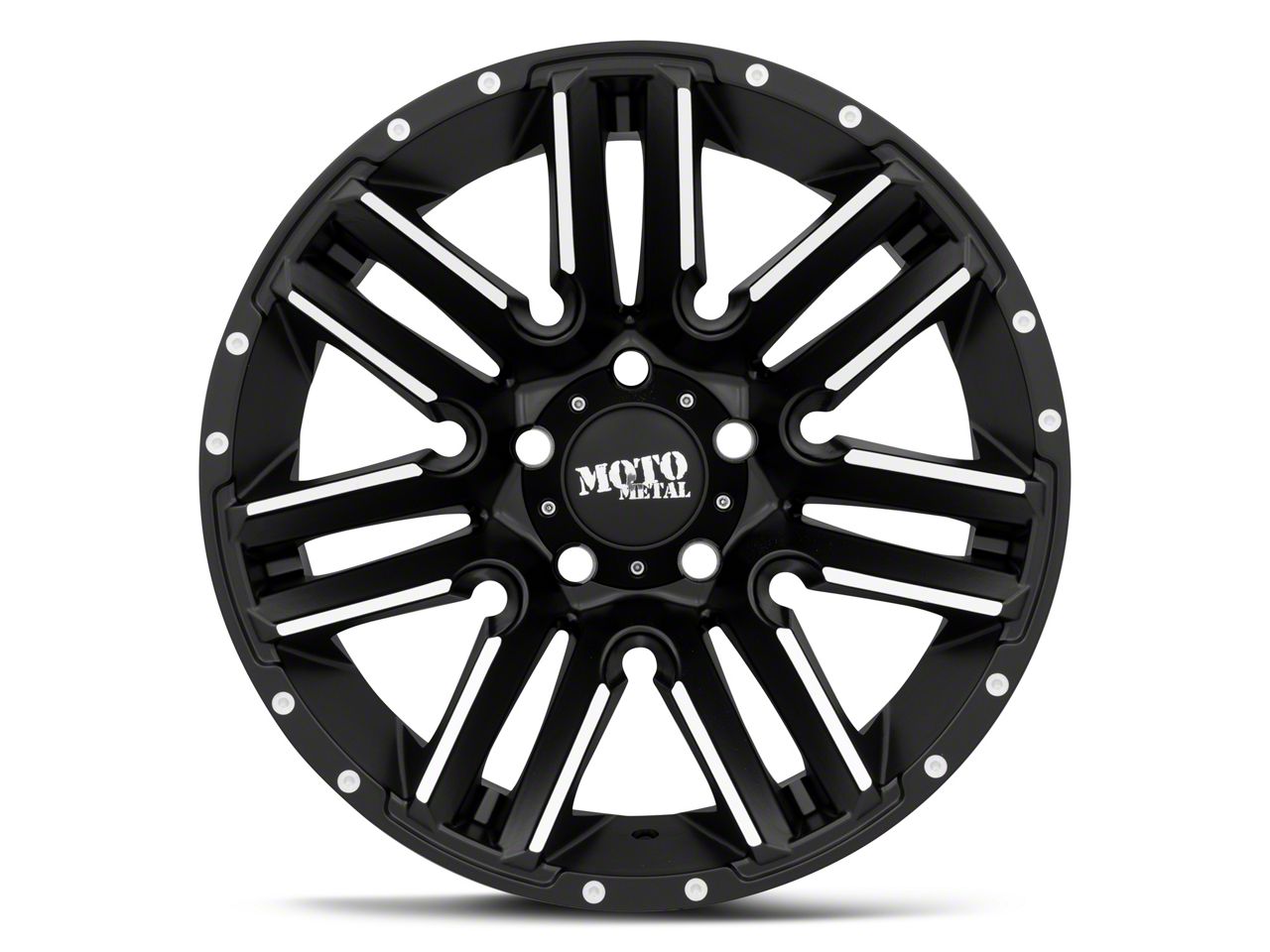 Moto Metal Tundra MO978 Razor Satin Black Machined 5-Lug
