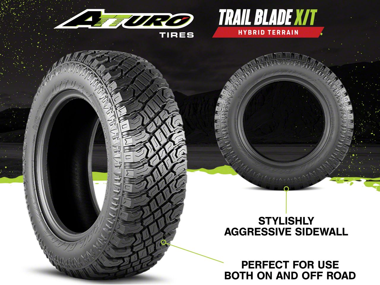 Atturo Jeep Wrangler Trail Blade X/T Multi-Terrain Tire TBXT