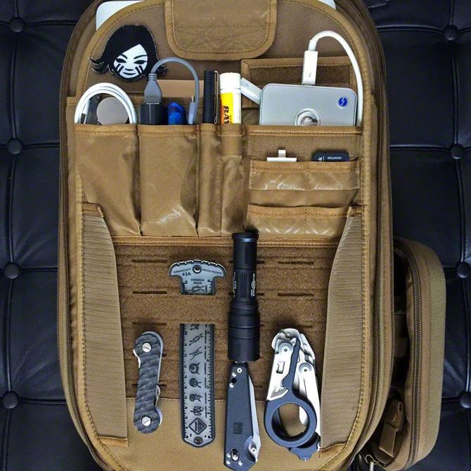 Hazard 4 Universal XT Pillbox Hardshell Backpack; Coyote BKP-PBX