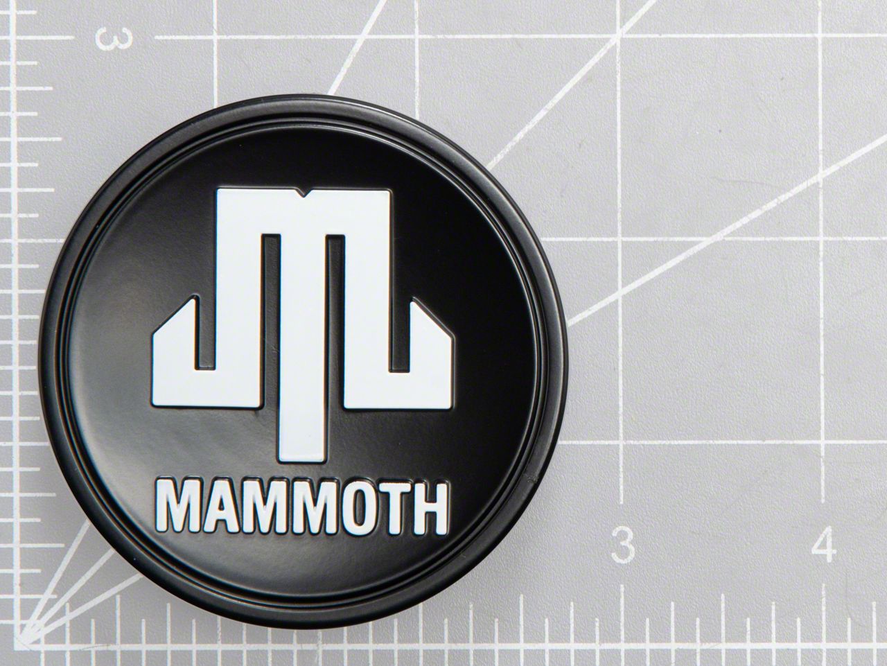 Mammoth Universal XT Replacement Center Cap; Satin Black U18862