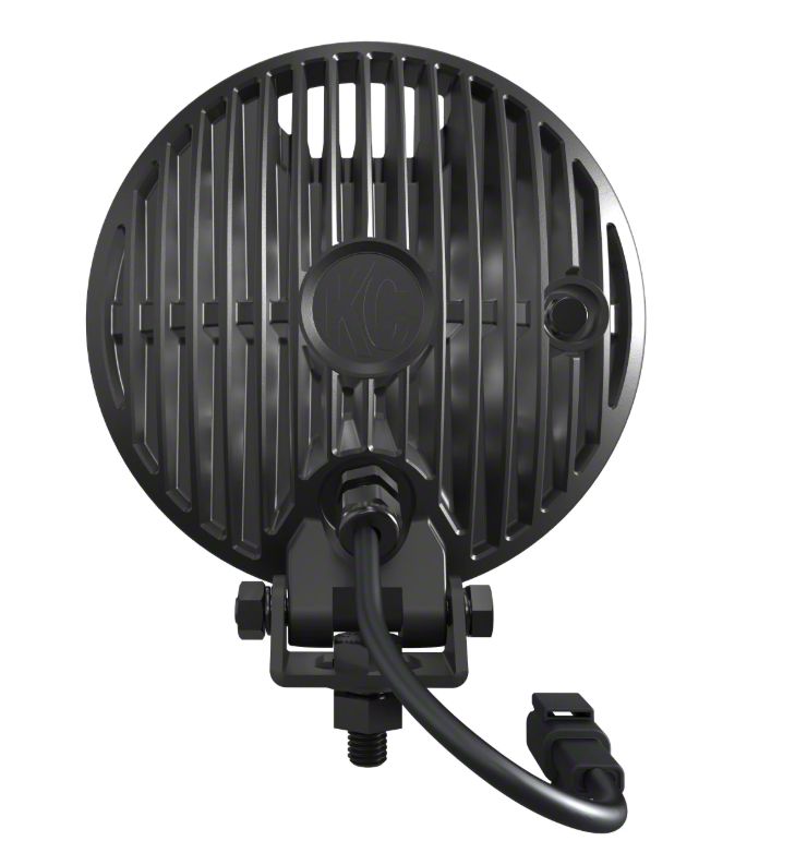 KC HiLiTES Jeep Wrangler 6-Inch SlimLite Round LED Lights