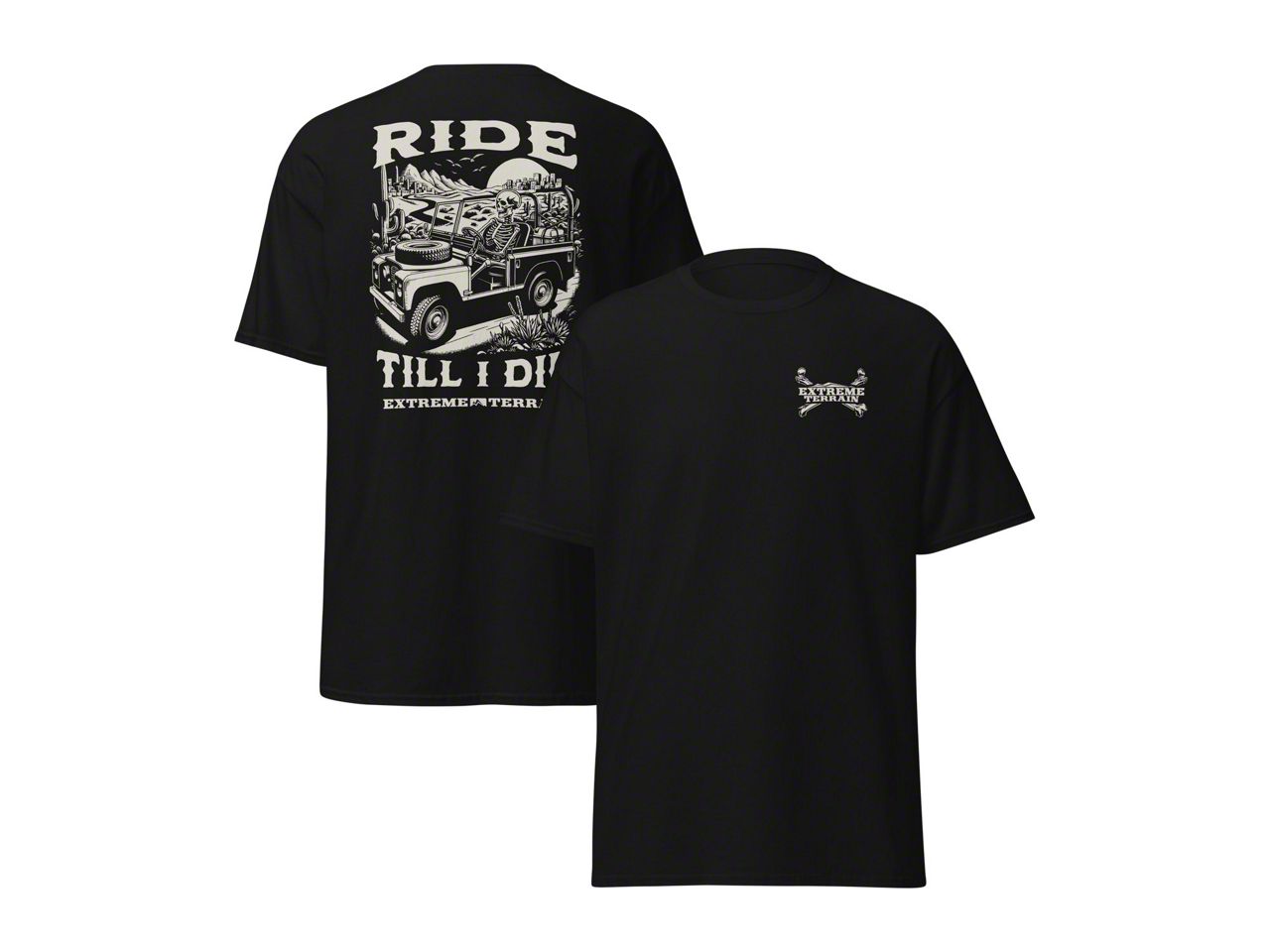Universal XT XT Ride til I Die T-Shirt; Black - Free Shipping