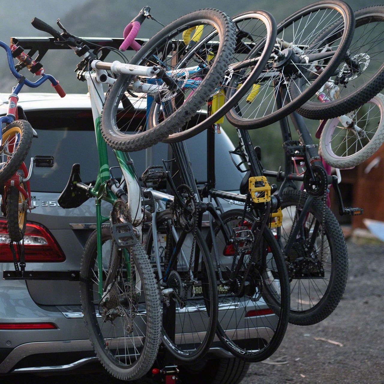 Chuck Rack Universal XT Vertical Bike Rack with Full Tilt Base