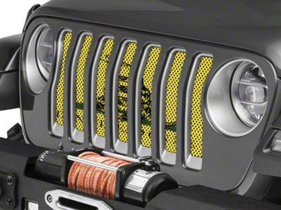 Under The Sun Inserts Grille Insert; Don't Tread On Me (18-23 Jeep Wrangler JL w/o TrailCam; 24-25 Jeep Wrangler JL Sport)