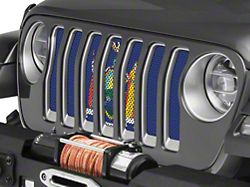 Under The Sun Inserts Grille Insert; New York State Flag (18-23 Jeep Wrangler JL w/o TrailCam; 24-25 Jeep Wrangler JL Sport)