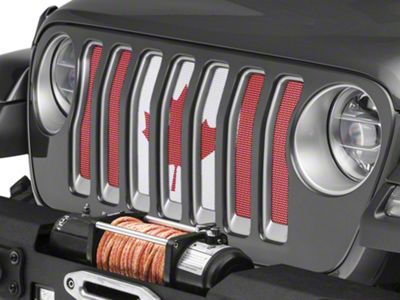 Under The Sun Inserts Grille Insert; Oh Yah (18-23 Jeep Wrangler JL w/o TrailCam; 24-25 Jeep Wrangler JL Sport)