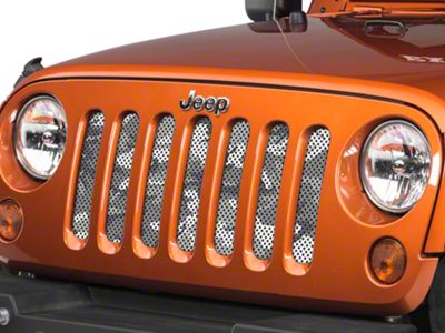 Under The Sun Inserts Grille Insert; Urban Camo (07-18 Jeep Wrangler JK)