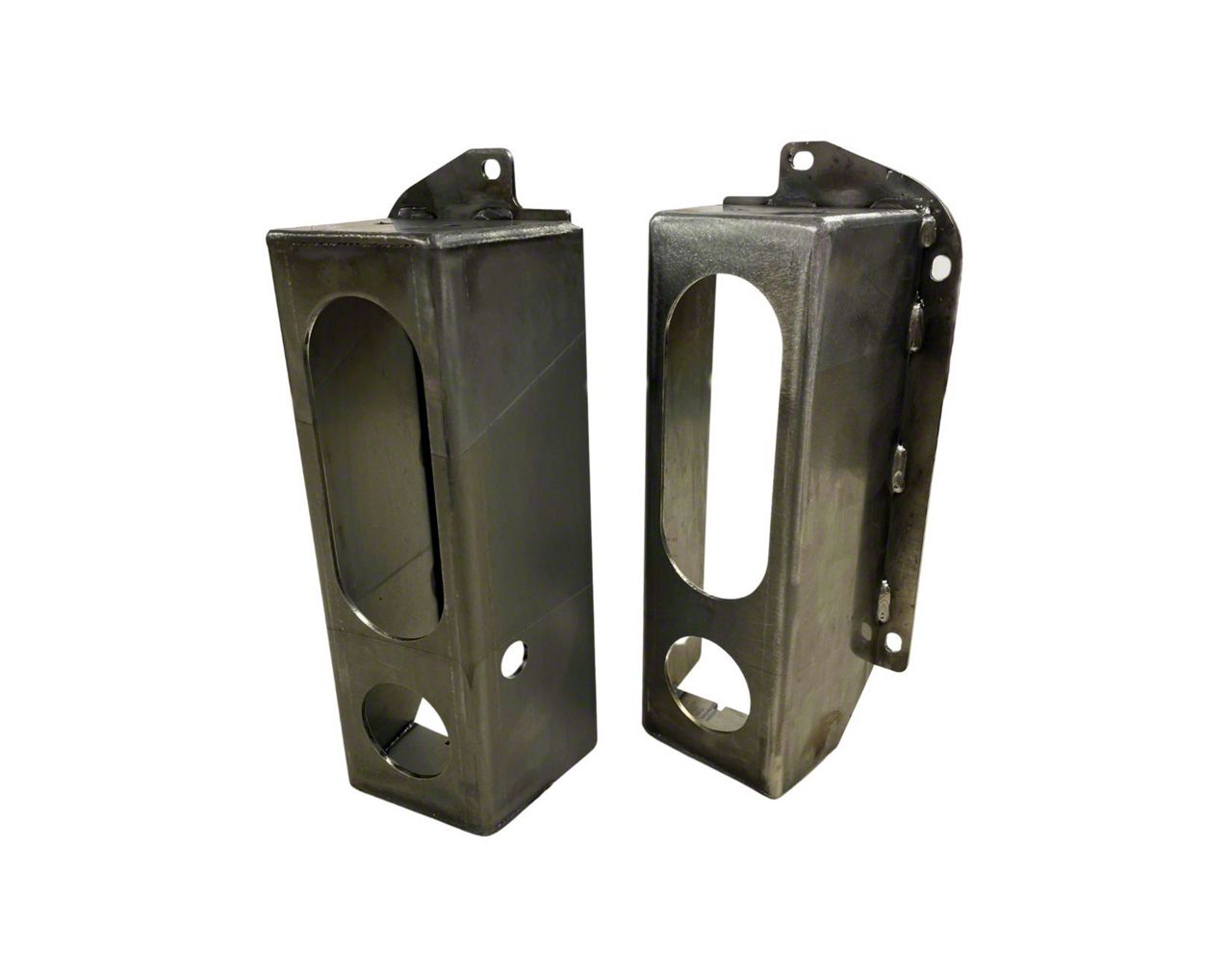 Jeep Cherokee Tail Light Boxes; Bare Steel (97-01 Jeep