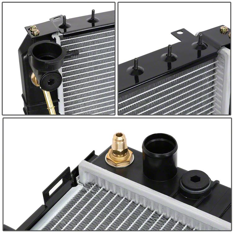 GPI Racing 3-Row Aluminum Radiator – For Jeep Cherokee XJ & Wagoneer 2.5L 4.0L 91-01