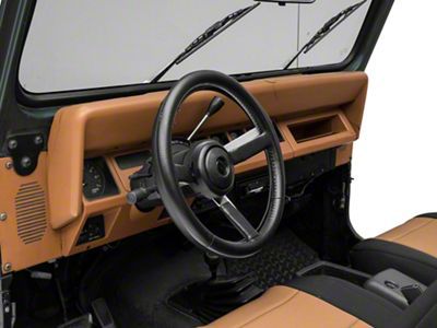 Jeep Cherokee Sport Steering Wheel; Leather (87-94 Jeep Cherokee
