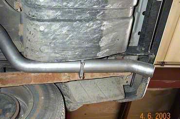 For 96-99 Tahoe/Yukon 5.7L V8 3Piping Aluminized Catback Muffler