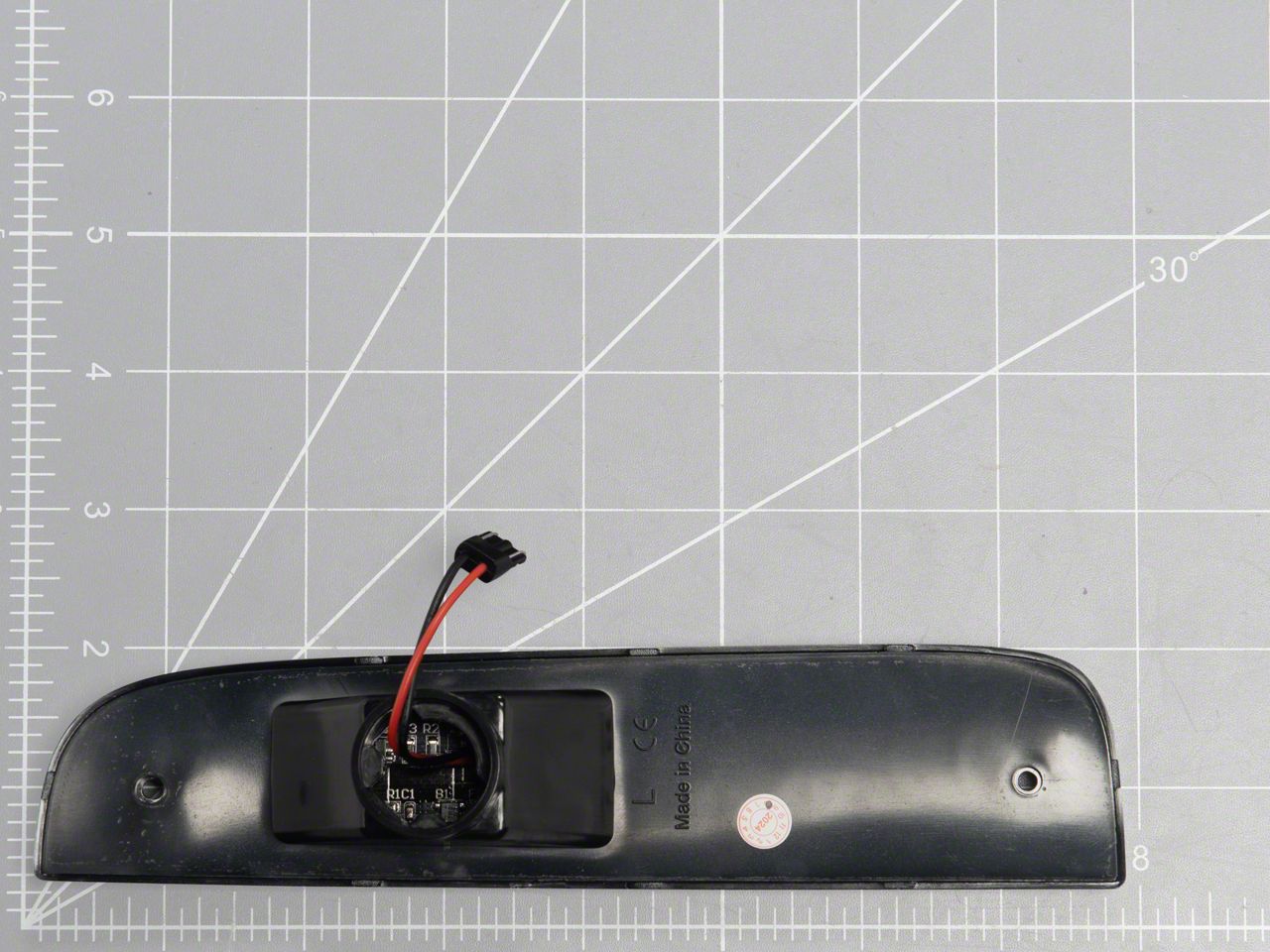 Raxiom Jeep Cherokee LED Side Marker Lights; Smoked Lens; White