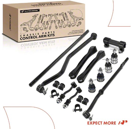 Jeep Cherokee Front Upper Control Arm, Ball Joint, Sway Bar Link