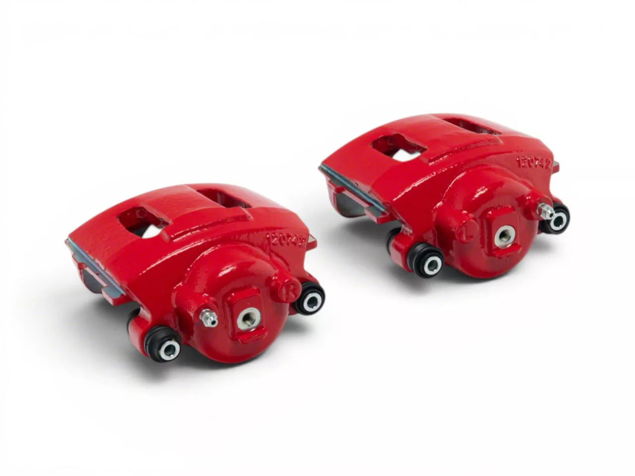 PowerStop Jeep Cherokee Performance Front Brake Calipers; Red