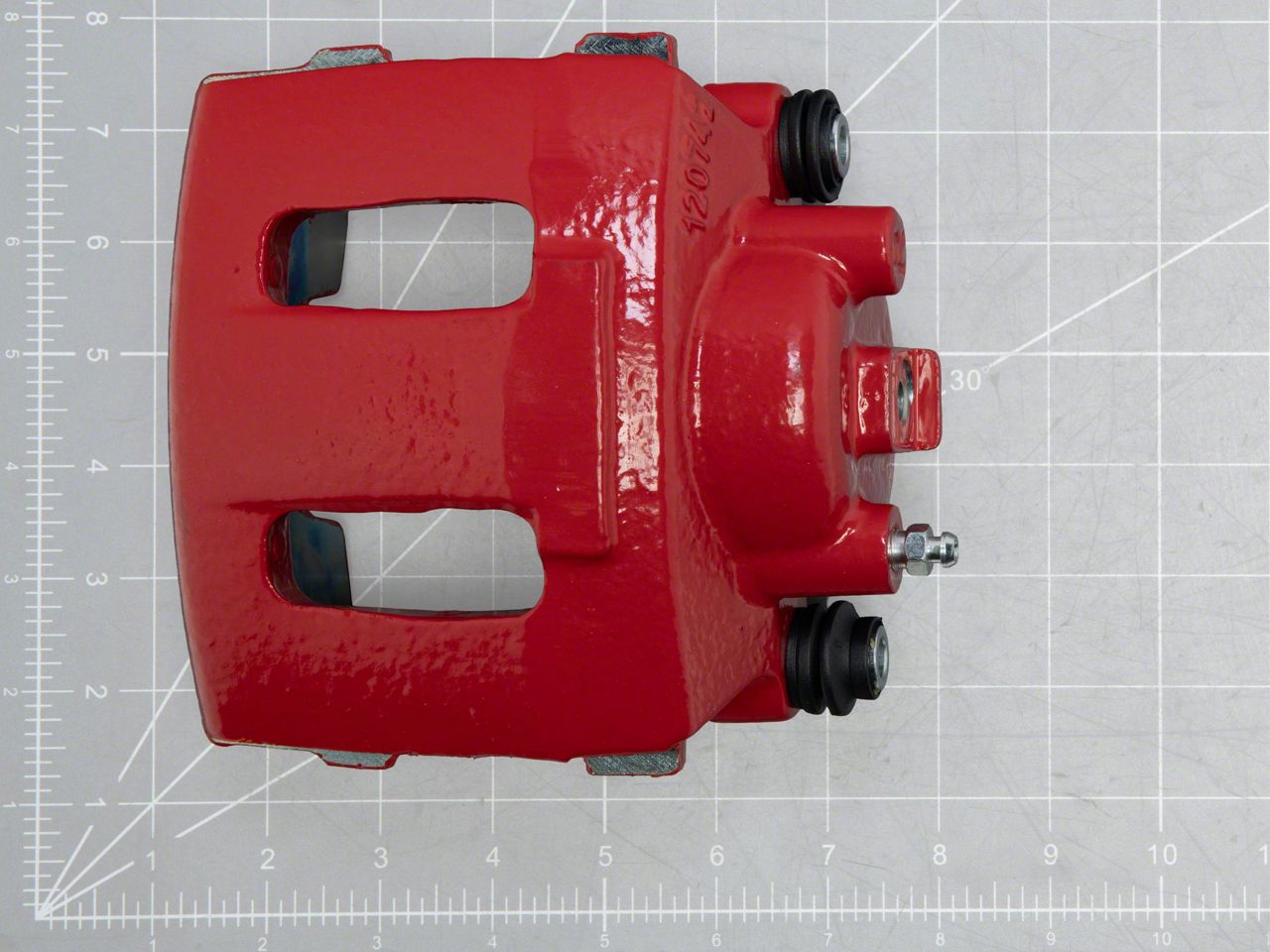 PowerStop Jeep Cherokee Performance Front Brake Calipers; Red