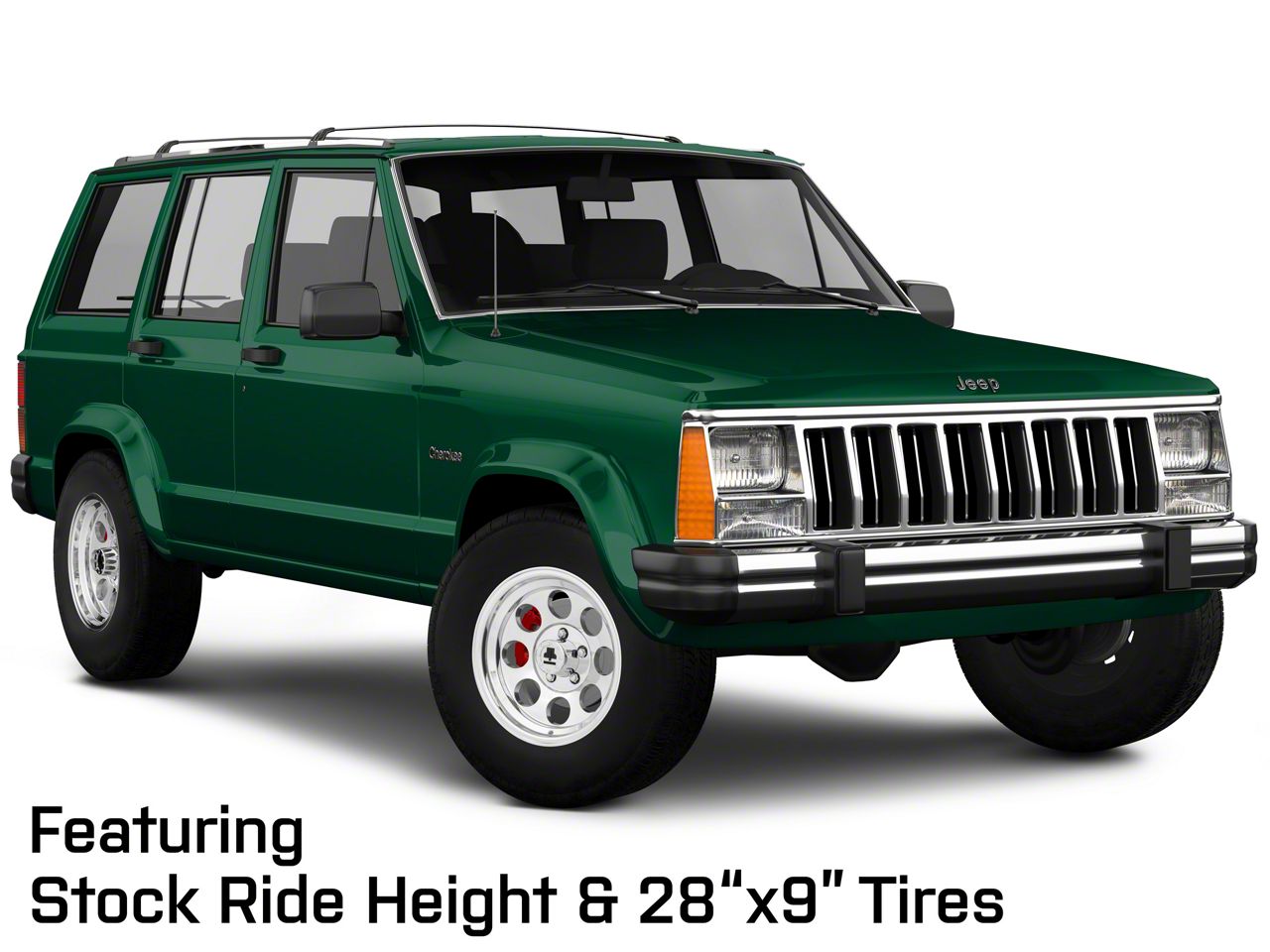 Mammoth Jeep Cherokee 8 Aluminum Polished Wheel; 15x8; -19mm