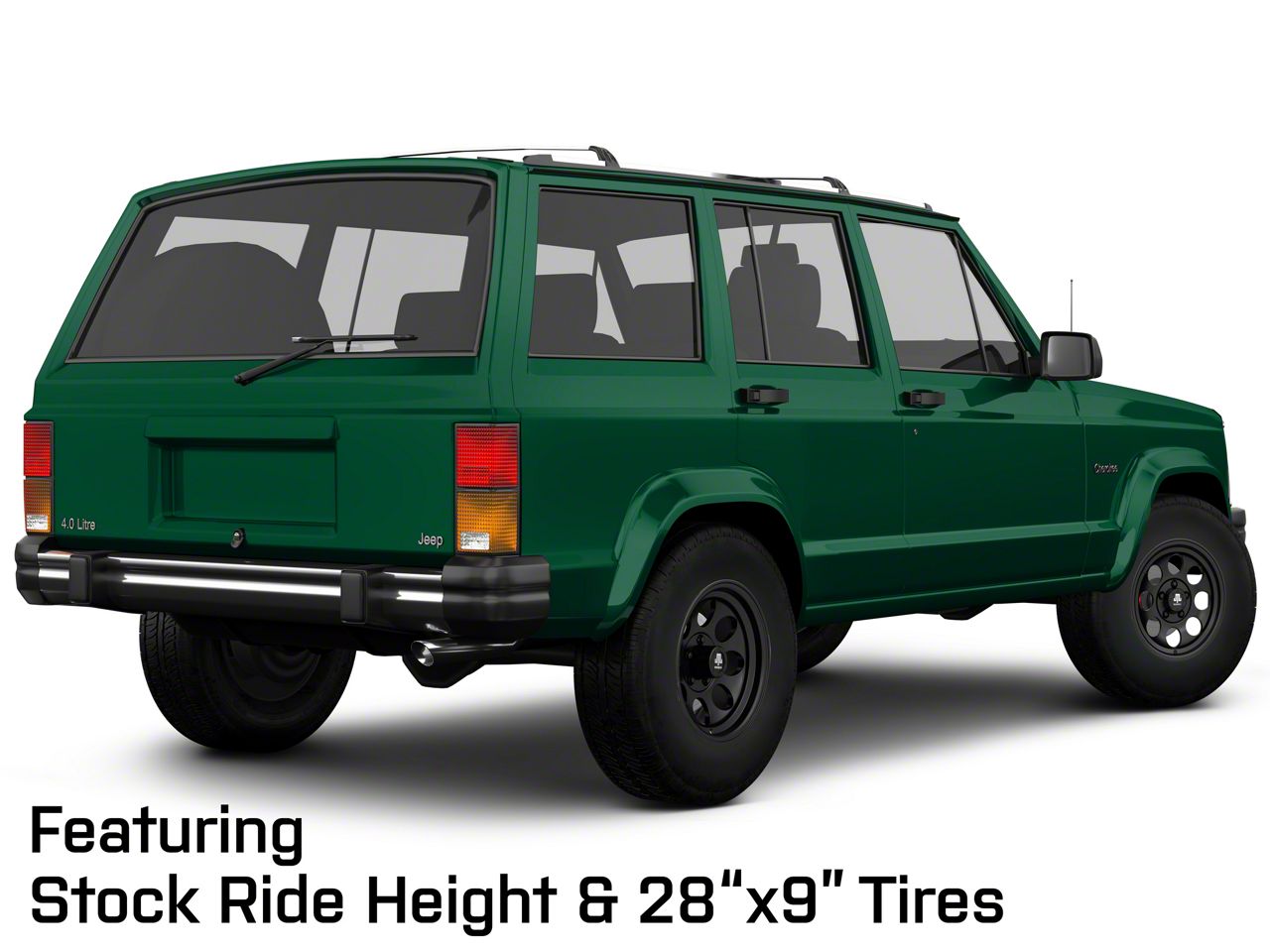 Mammoth Jeep Cherokee 8 Matte Black Wheel; 15x8; -20mm Offset