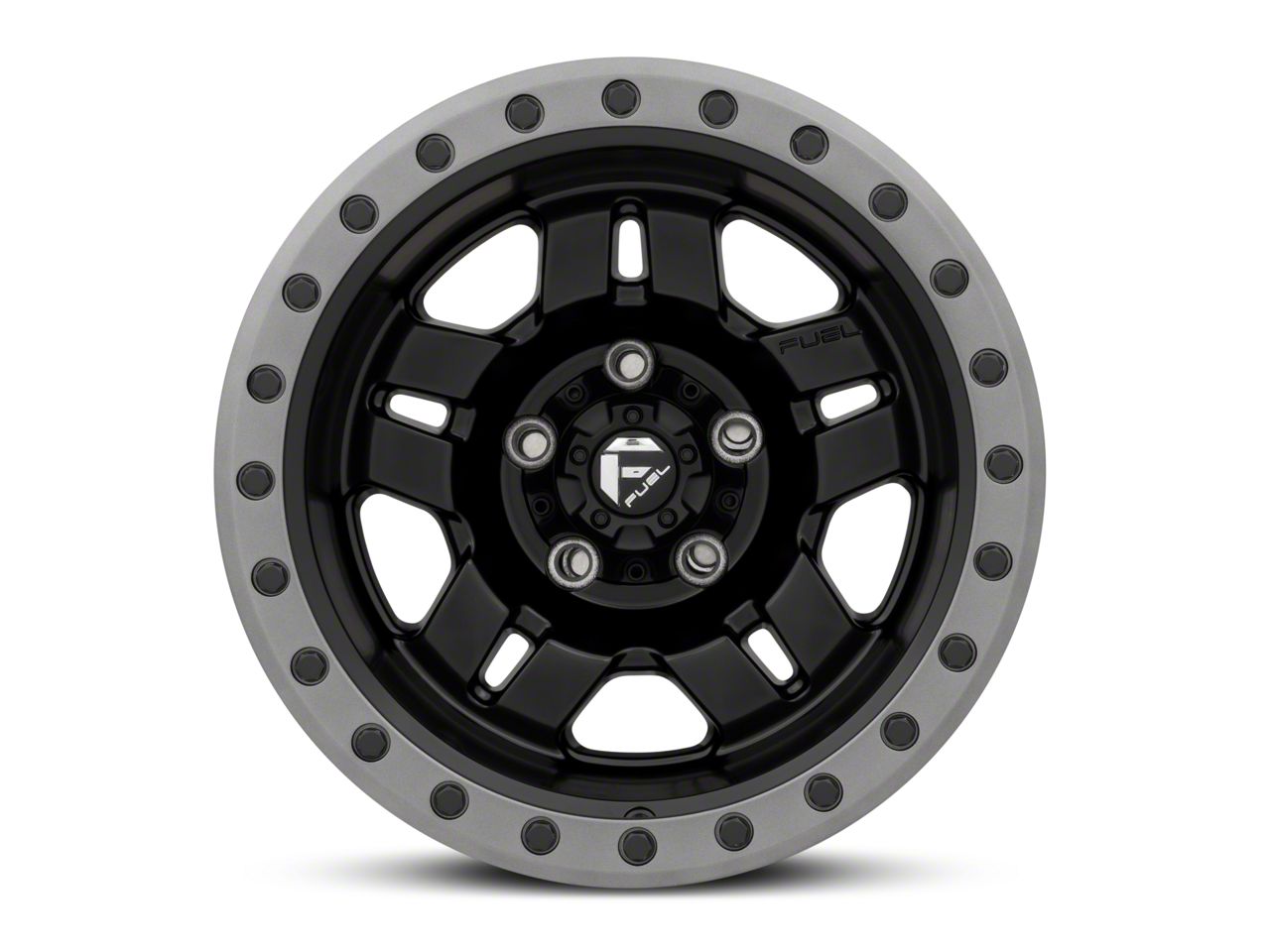 Fuel Wheels Jeep Cherokee Anza Matte Black Wheel; 15x10; -43mm