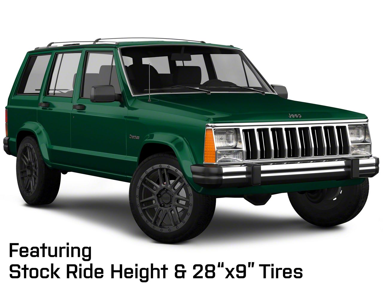 Black Rhino Jeep Cherokee Arches Matte Black Wheel; 20x9.5