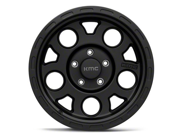 KMC Jeep Cherokee Enduro Matte Black Wheel; 15x9; -12mm KMC Jeep Cherokee Enduro Matte Black Wheel; 15x9; -12mm