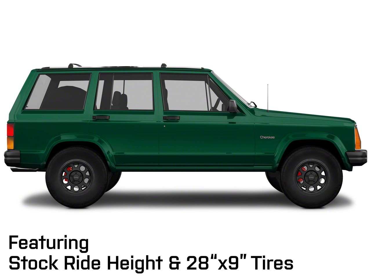 KMC Jeep Cherokee Enduro Matte Black Wheel; 15x9; -12mm Offset