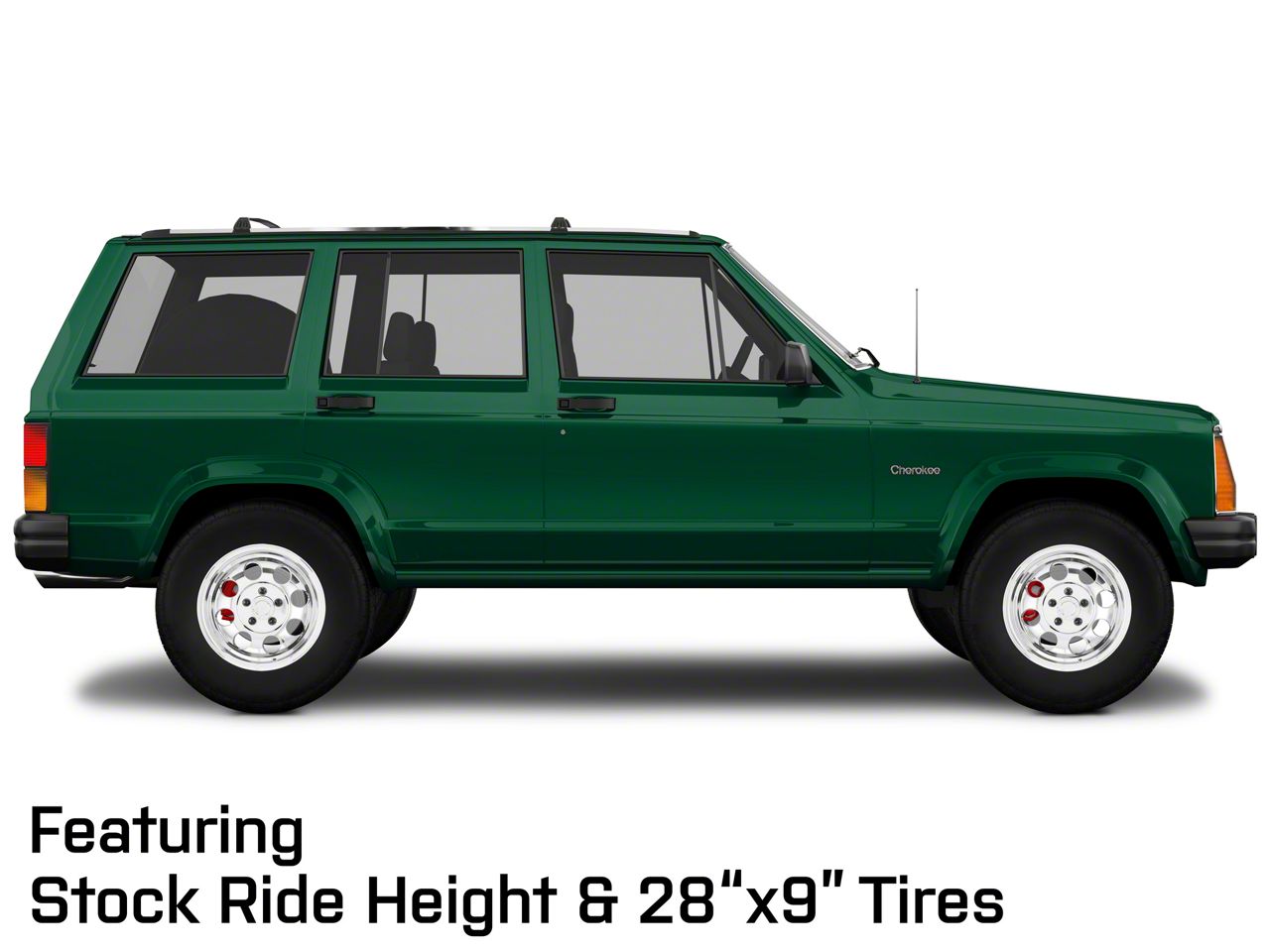 JEEP CHEROKEE 18✕8J (8-102) Pro Comp Wheels Jeep Cherokee Series 1069 Polished Wheel; 15x8