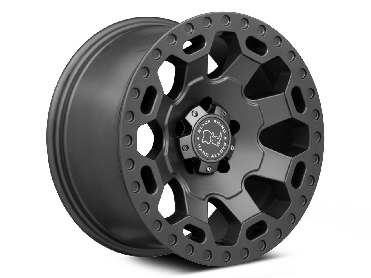 Black Rhino Jeep Cherokee Warlord Matte Gunmetal Wheel; 17x8