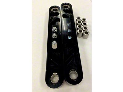 AAD Performance Adjustable Rear Upper Control Arms; Black (21-25 Bronco)