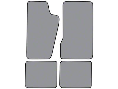 ACC Complete Cutpile Die Cut Carpet Front and Rear Floor Mats (85-90 Jeep Cherokee XJ Pioneer)
