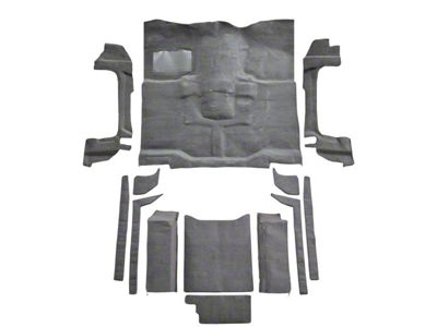 ACC Complete Cutpile Molded Carpet (87-95 Jeep Wrangler YJ w/ Rocker Panels)